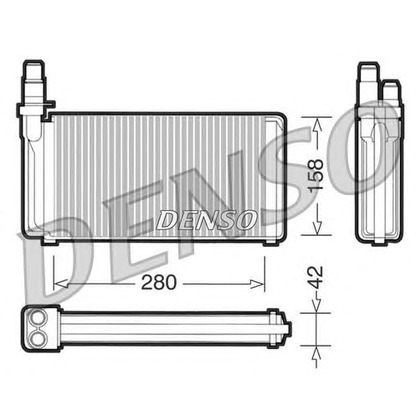 Foto Radiador de calefacción DENSO DRR09020