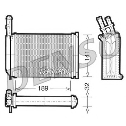 Foto Radiador de calefacción DENSO DRR10001