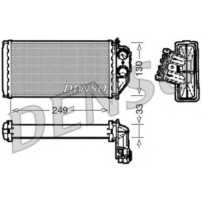 Foto Radiador de calefacción DENSO DRR21002