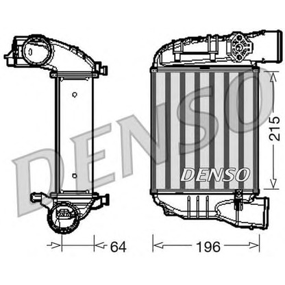 Фото Интеркулер DENSO DIT02003