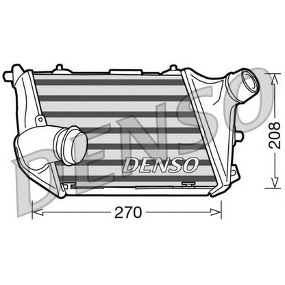 Фото Интеркулер DENSO DIT02015