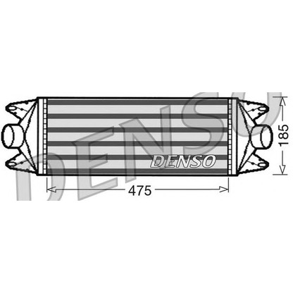 Photo Intercooler, échangeur DENSO DIT12001