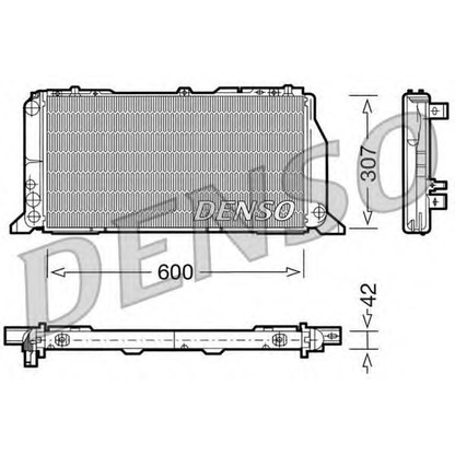 Photo Radiateur, refroidissement du moteur DENSO DRM02013