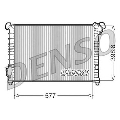 Foto Radiador, refrigeración del motor DENSO DRM05102