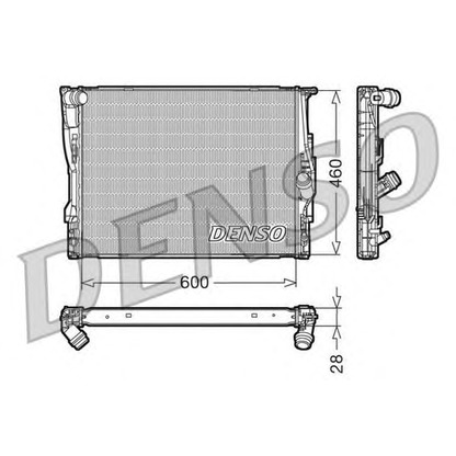 Photo Radiator, engine cooling DENSO DRM05110