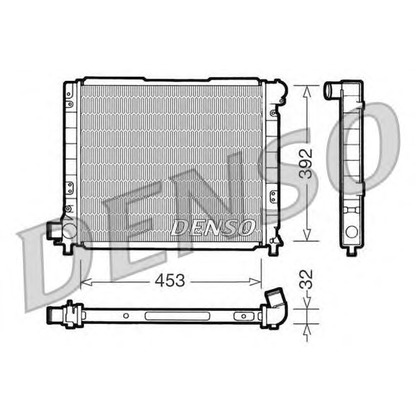 Foto Kühler, Motorkühlung DENSO DRM09051