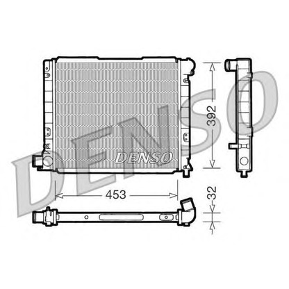 Photo Radiateur, refroidissement du moteur DENSO DRM09053