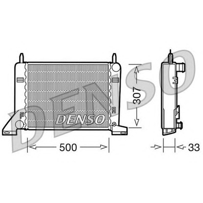 Foto Kühler, Motorkühlung DENSO DRM10022