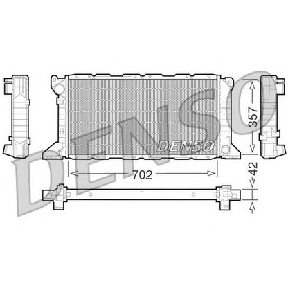 Foto Radiatore, Raffreddamento motore DENSO DRM10099