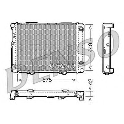 Foto Kühler, Motorkühlung DENSO DRM17060