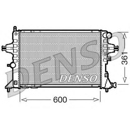 Foto Kühler, Motorkühlung DENSO DRM20084