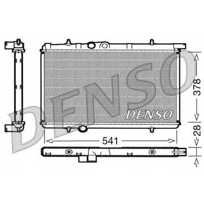 Foto Kühler, Motorkühlung DENSO DRM21021