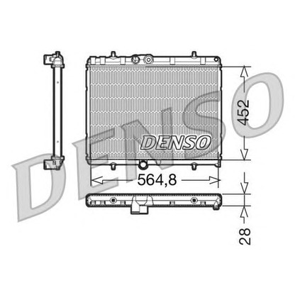 Foto Radiatore, Raffreddamento motore DENSO DRM21057