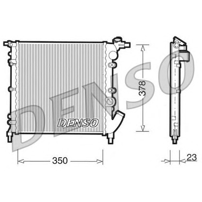 Foto Kühler, Motorkühlung DENSO DRM23003