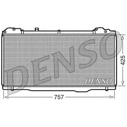 Photo Radiator, engine cooling DENSO DRM23023