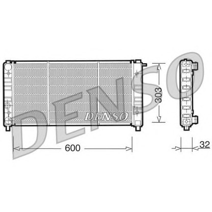 Foto Kühler, Motorkühlung DENSO DRM26004