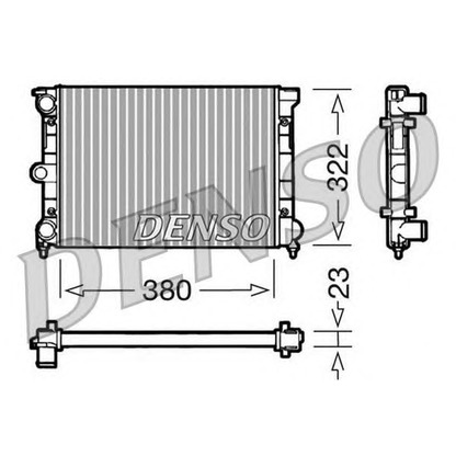 Photo Radiateur, refroidissement du moteur DENSO DRM32032