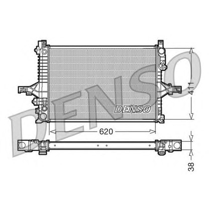 Photo Radiateur, refroidissement du moteur DENSO DRM33066