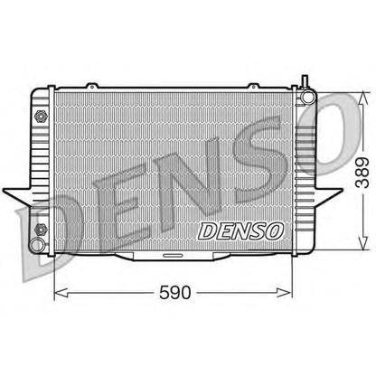 Zdjęcie Chłodnica, układ chłodzenia silnika DENSO DRM33067