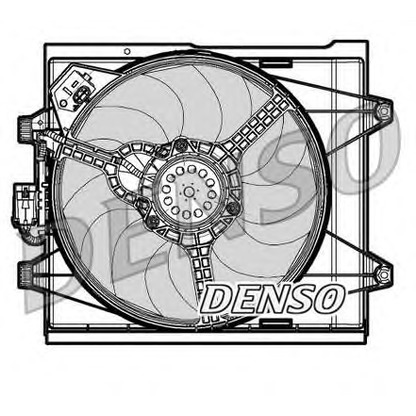 Foto Ventilador, refrigeración del motor DENSO DER09048