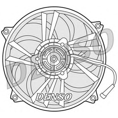 Foto Ventilador, refrigeración del motor DENSO DER21014