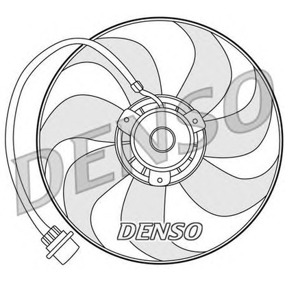 Photo Electric Motor, radiator fan DENSO DER32001