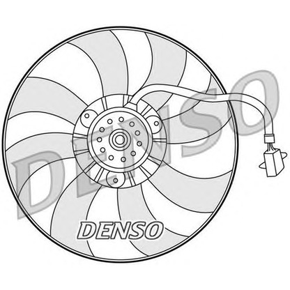 Foto Motor eléctrico, ventilador del radiador DENSO DER32007