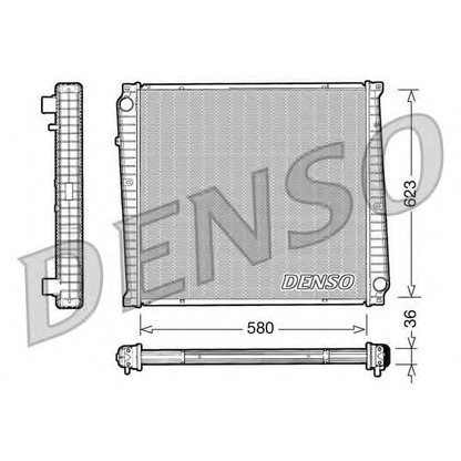 Foto Kühler, Motorkühlung DENSO DRM23017