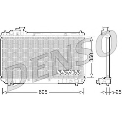 Foto Kühler, Motorkühlung DENSO DRM50062