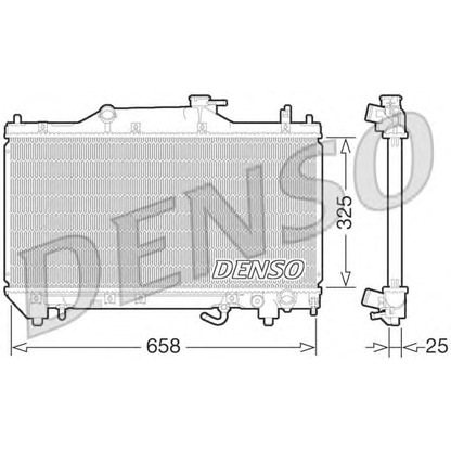 Foto Kühler, Motorkühlung DENSO DRM50067