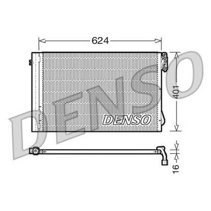 Photo Condenser, air conditioning DENSO DCN05011