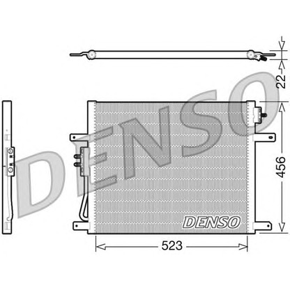 Photo Condenser, air conditioning DENSO DCN06008