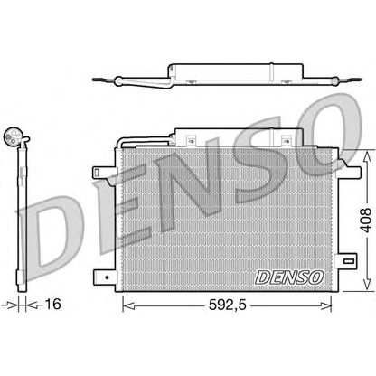 Photo Condenser, air conditioning DENSO DCN17003