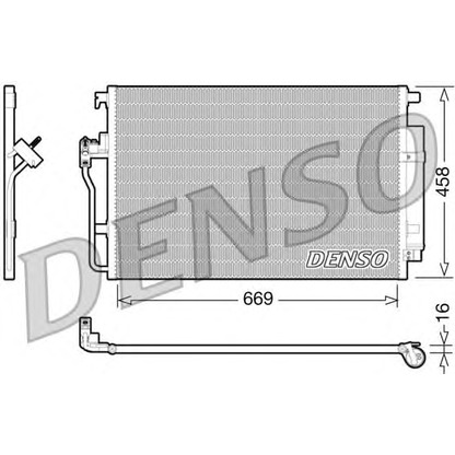 Photo Condenser, air conditioning DENSO DCN17056