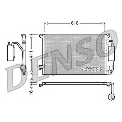 Foto Condensador, aire acondicionado DENSO DCN20028