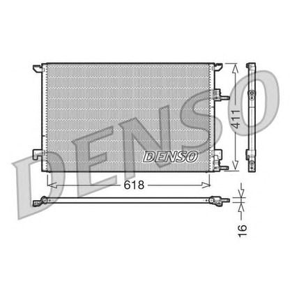 Photo Condenser, air conditioning DENSO DCN25001
