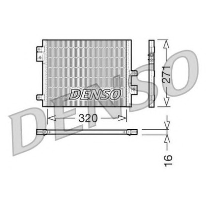 Photo Condenser, air conditioning DENSO DCN28002
