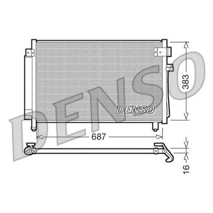 Photo Condenser, air conditioning DENSO DCN36002