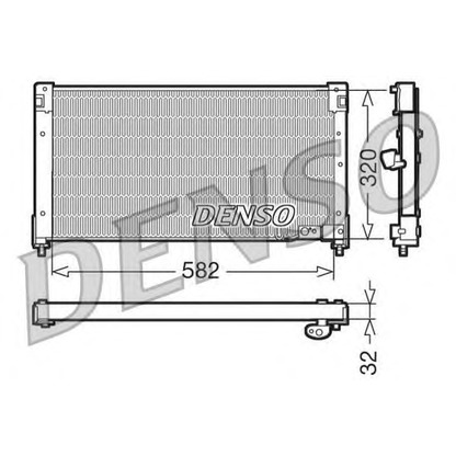 Фото Конденсатор, кондиционер DENSO DCN40001