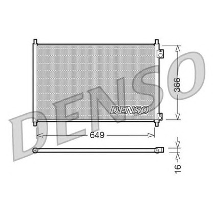 Фото Конденсатор, кондиционер DENSO DCN40006