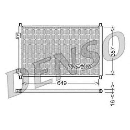 Photo Condenser, air conditioning DENSO DCN40008