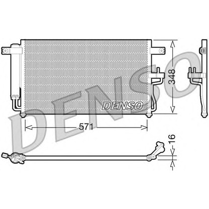 Photo Condenseur, climatisation DENSO DCN41001