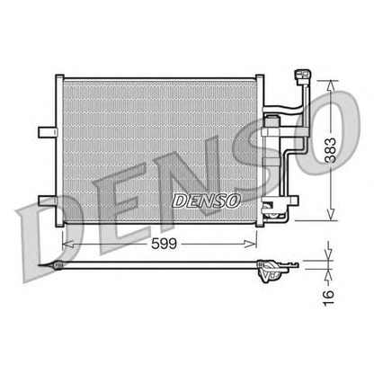 Photo Condenseur, climatisation DENSO DCN44003