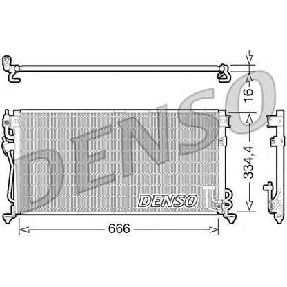 Photo Condenseur, climatisation DENSO DCN45002