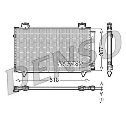 Photo Condenseur, climatisation DENSO DCN50004