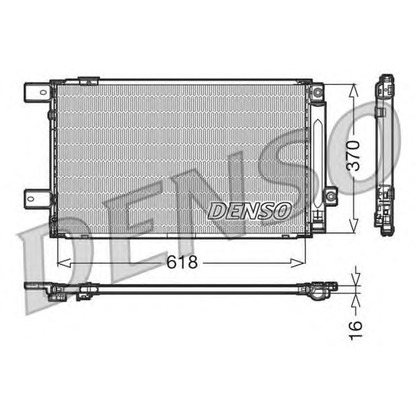 Фото Конденсатор, кондиционер DENSO DCN50005