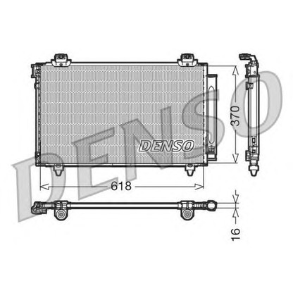 Photo Condenser, air conditioning DENSO DCN50012