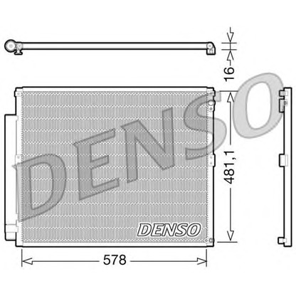 Photo Condenser, air conditioning DENSO DCN50017