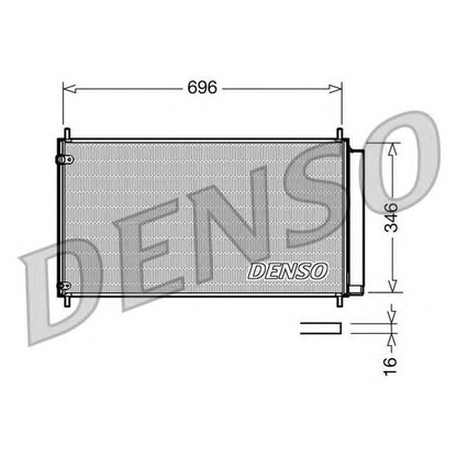 Photo Condenser, air conditioning DENSO DCN50022