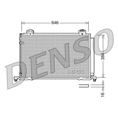 Фото Конденсатор, кондиционер DENSO DCN50026